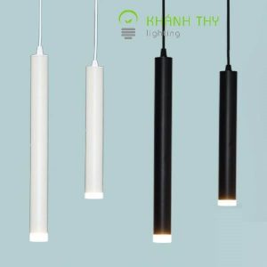 Đèn thả ống bơ dài KT-THD.10/1 đen, trắng