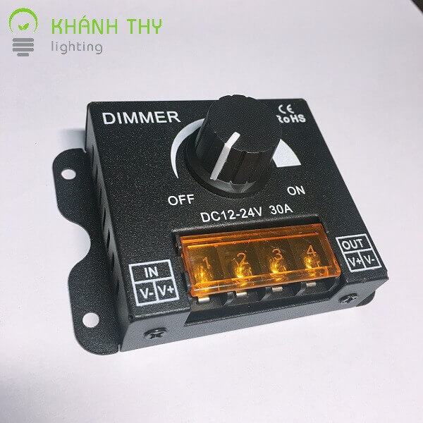 Dimmer 12v 24v điều chỉnh tăng giảm ánh sáng cho led dây